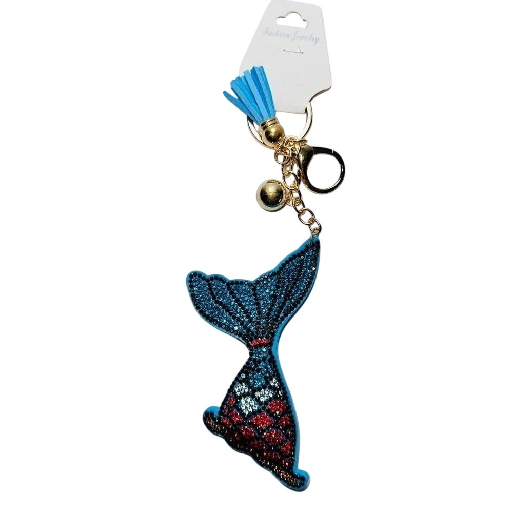 NWT mermaid tail keychain/purse charm